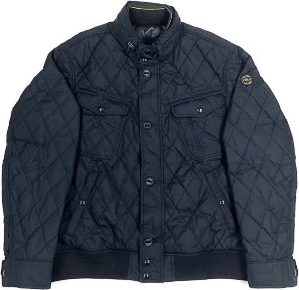 Polo Ralph Lauren Navy Quilted Utility Jacket Men’s Size Medium*EUC